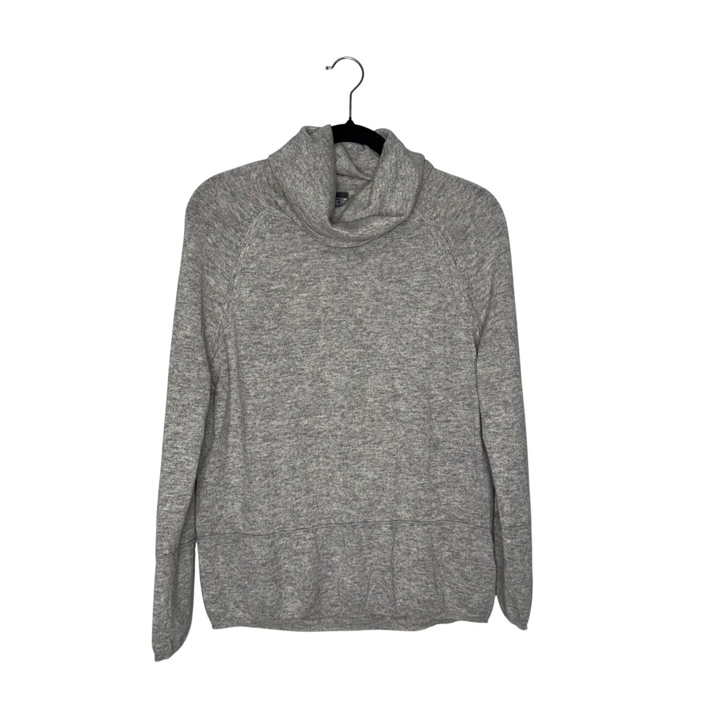 Vince Cowl Neck Sweater Womens Small Grey Excellent 100% Cashmere Raglan Sleeve‎